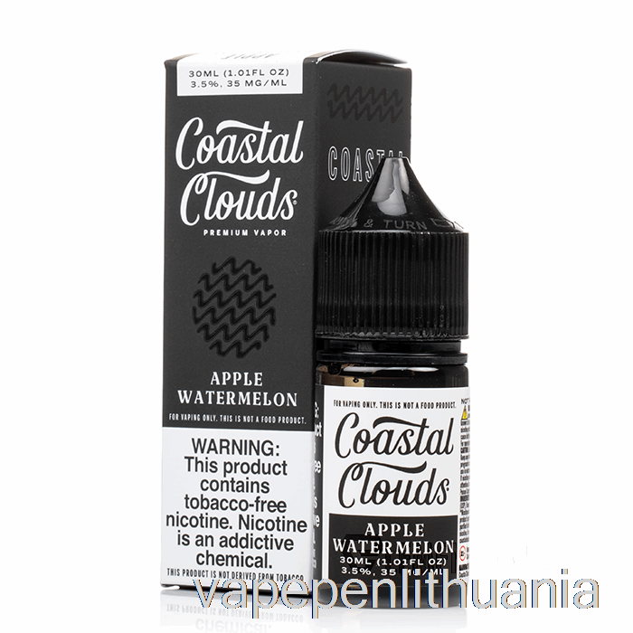 Obuolių Arbūzo Druska - Pakrantės Debesys Co. - 30 Ml 35 Mg Vape Skysčio